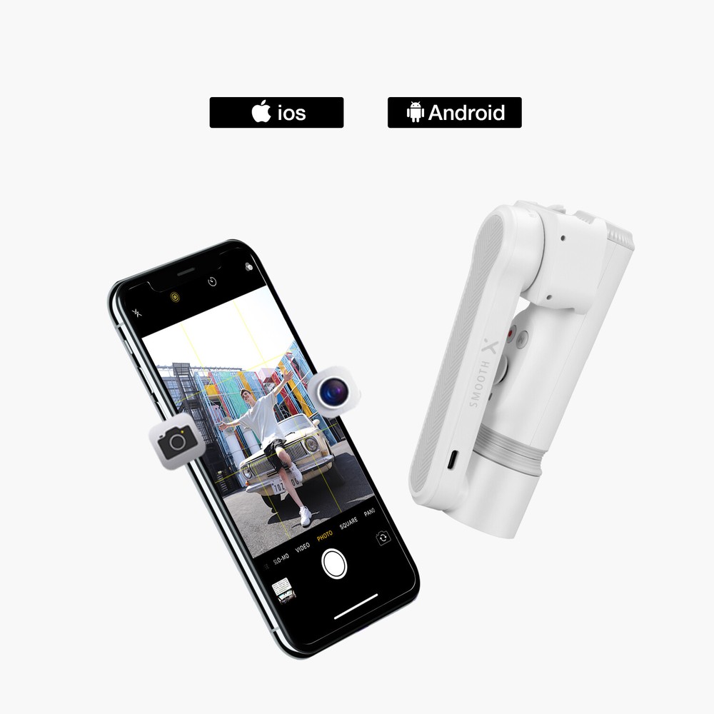 Zhiyun SMOOTH-X Compact Folding and Extendable 2-Axis Handheld Gimbal Stabilizer