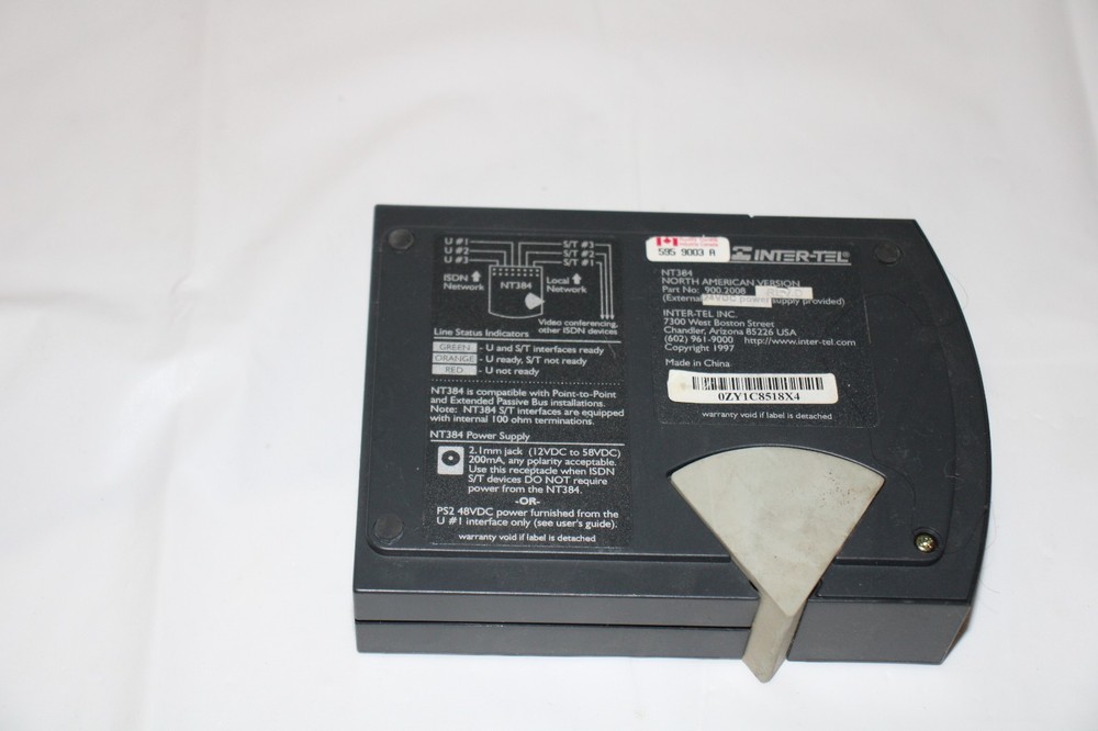 INTER-TEL NT384 Triple ISDN Basic Rate Network Termination "WORKING"