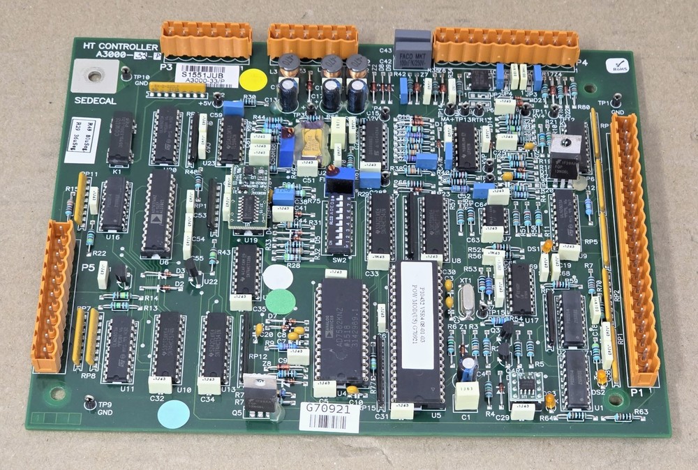Sedecal HT Controller Circuit Board (P/N A3000-33-P)