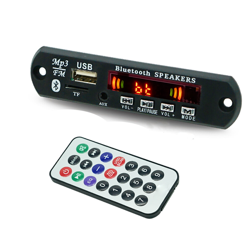 3 Wireless Bluetooth 12V MP3 WMA Decoder Board Audio Module USB TF Radio For Car