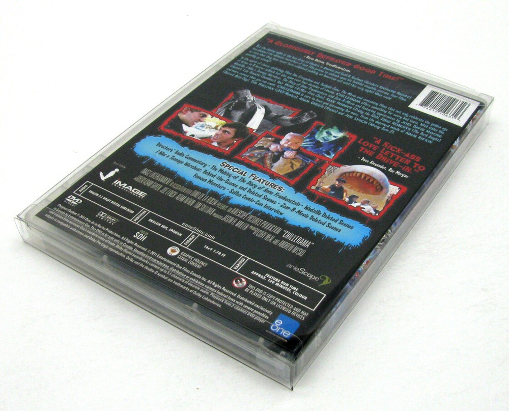 200x DVD STANDARD CASE (SIZE DV 1)-CLEAR PLASTIC PROTECTIVE BOX PROTECTOR SLEEVE