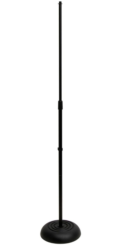 On-Stage Stands Round Base Mic Stand, Black Black