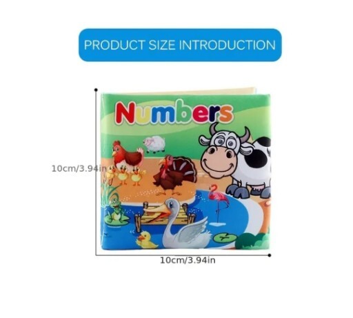 Toddler Cloth Book Intelligence Development Reading Early Educational Brand New