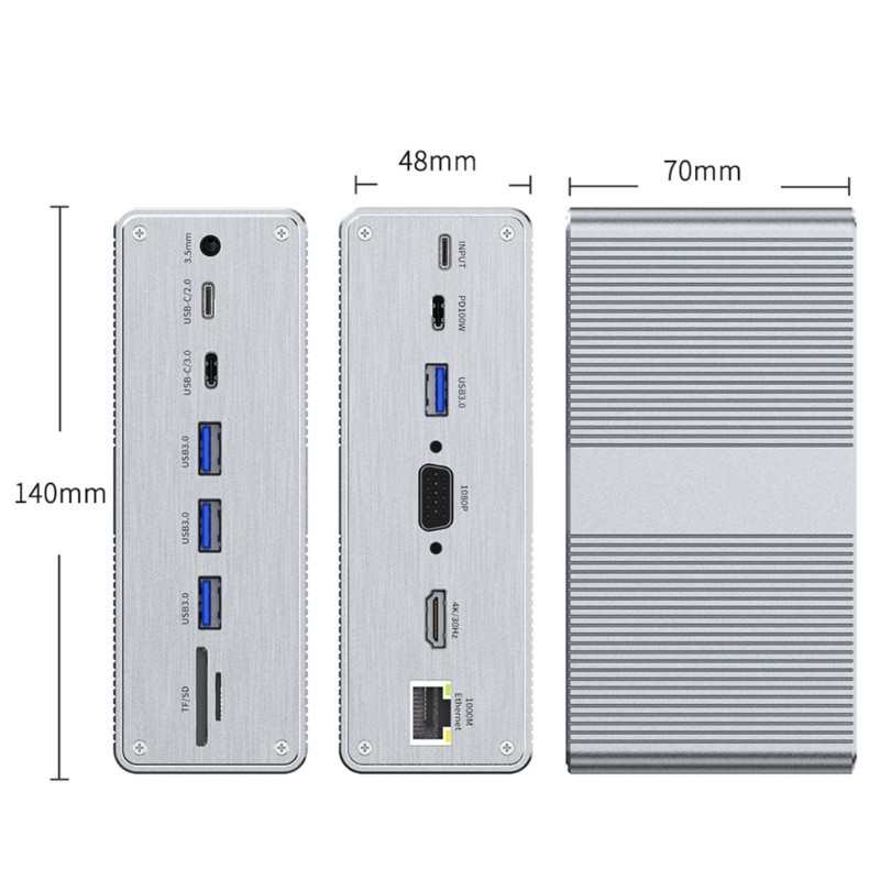 Efficient Transfer 13 In 1 Desktop Device With Strong Delivery Physical net And