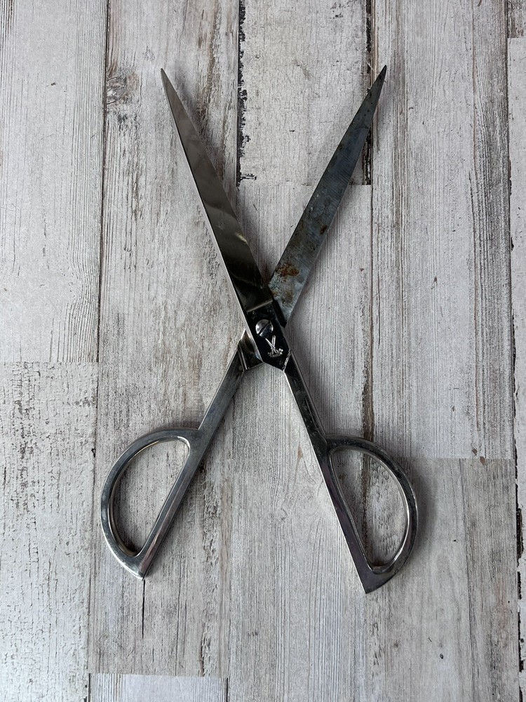 Vintage Sewing Scissors 9"