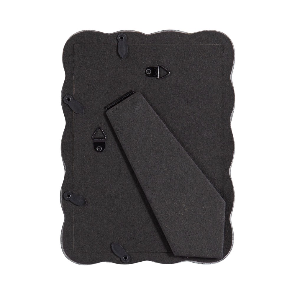 5x7 Wavy Black Picture Frame