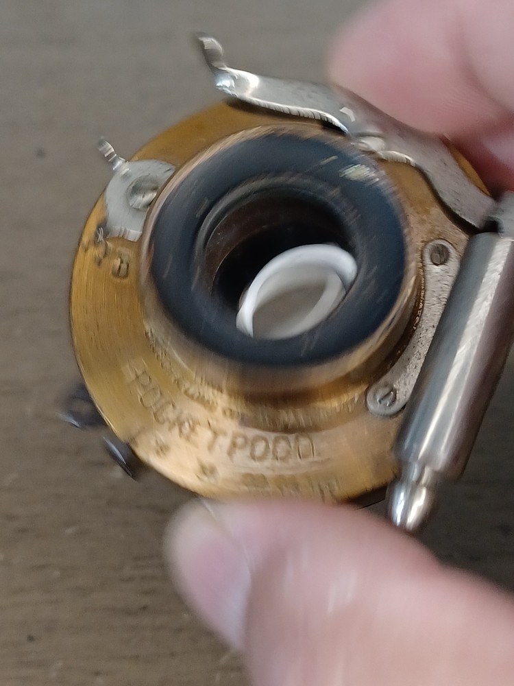 Antique Pocket Poco Camera Shutter With Lens