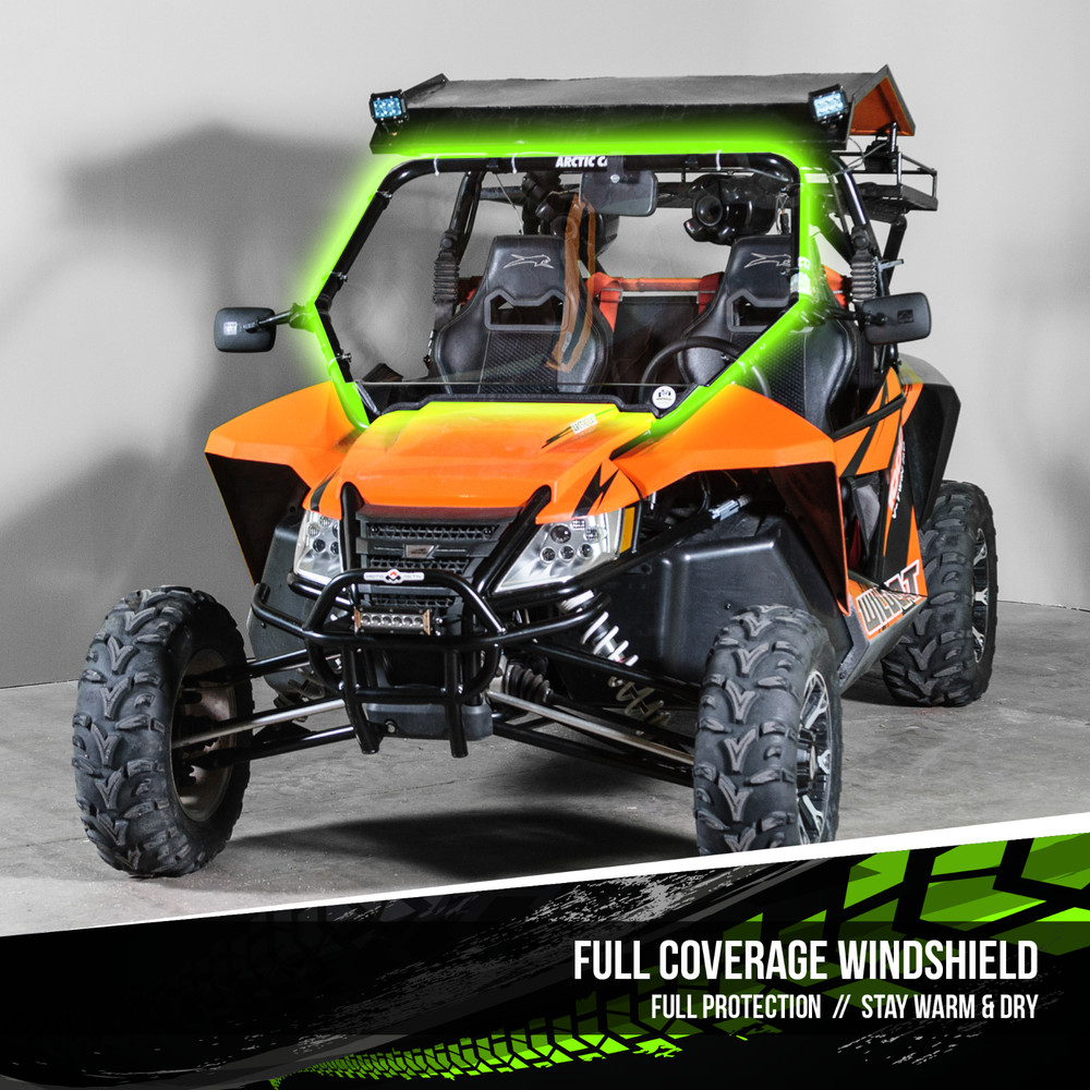 TERRARIDER ARCTIC WILDCAT FULL UTV WINDSHIELD - STD. 3/16"