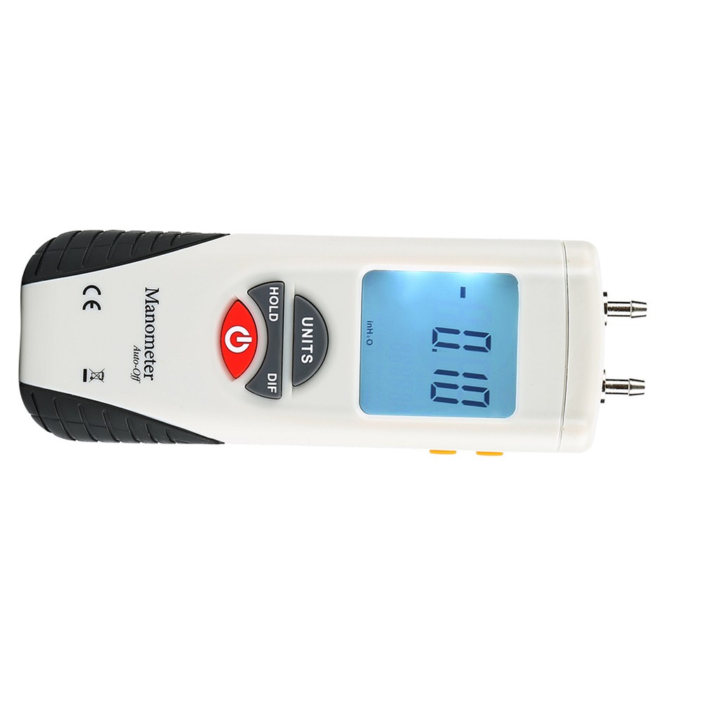 Digital Manometer Differential Gauge Pressure Meter 11 Selectable Units