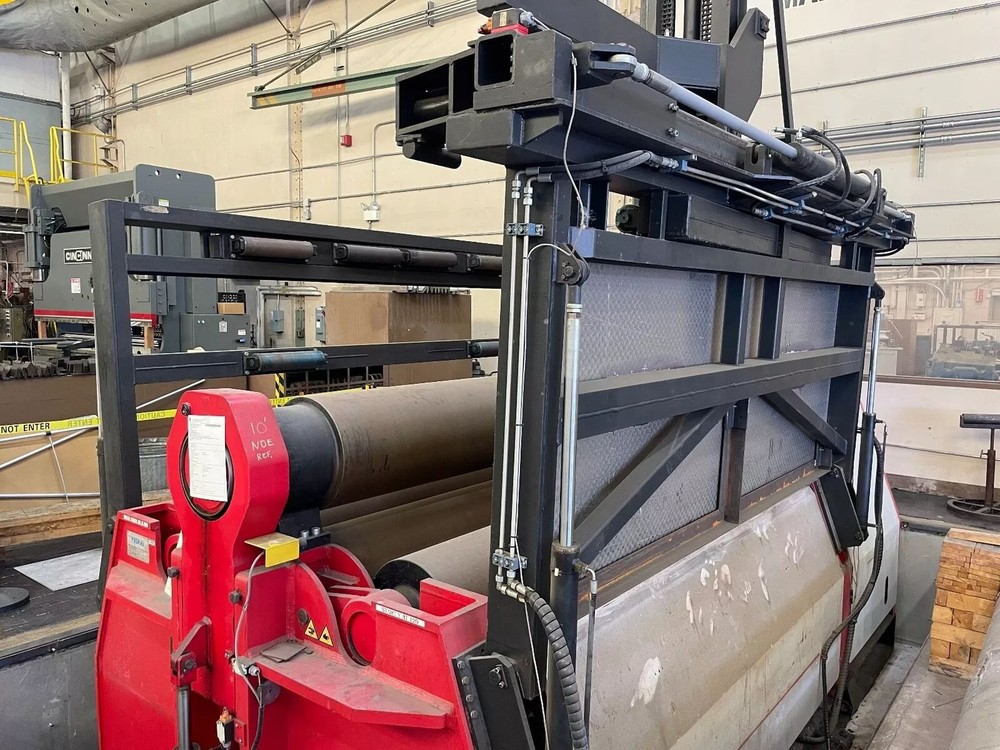 Davi MCB 3045 1.5" x 10' CNC Plate Roll w/ Leonardo Systems Controller