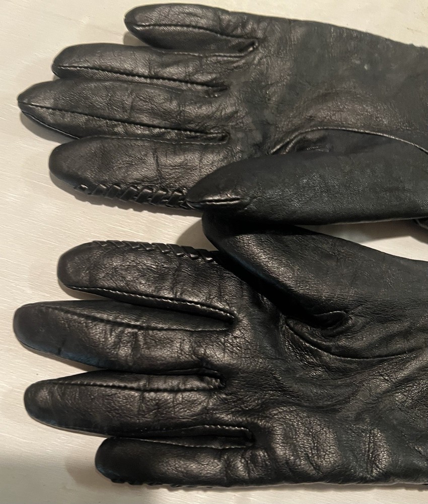 Wilson Leather Black Leather Gloves L Thinsulate Lined