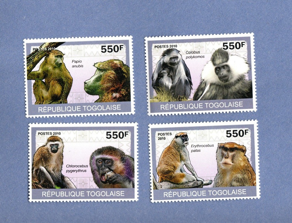 TOGO MNH PRIMATES [2010]