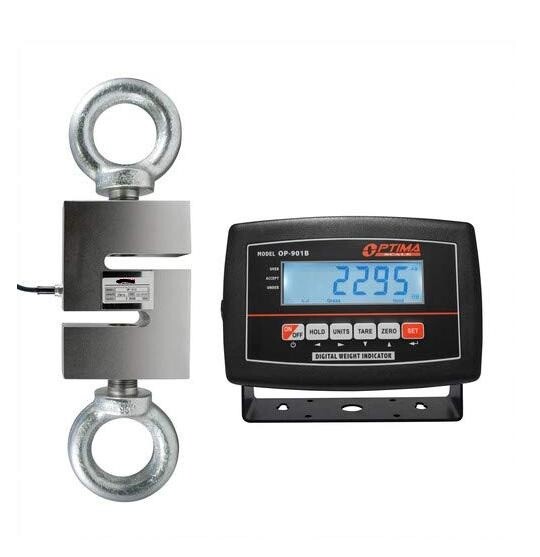 5000 x 0.5 LB S-TYPE LOAD CELL SPRING SMASHER CAR SCALE COMPRESSION LCD NEW BLUE