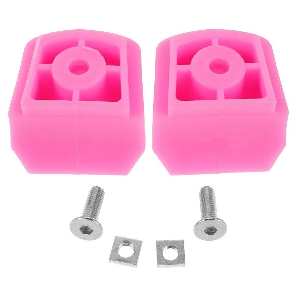 2pcs Inline Roller Skates Brake - Pink Stopper Block Replacement Skate