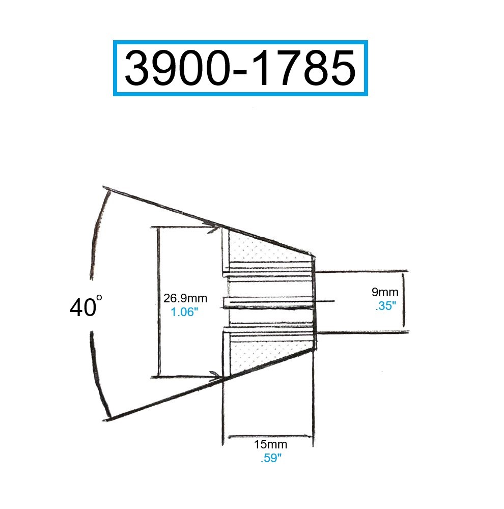9.0MM RUBBER FLEX COLLET (3900-1785)