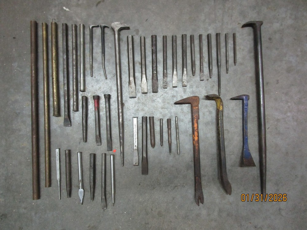Lot USA Punches & Chisels