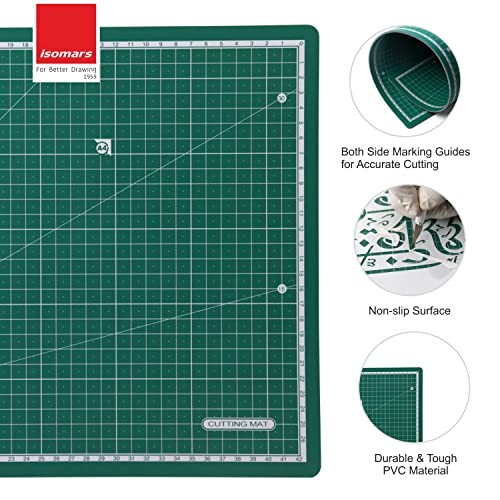 A3 Self Healing Cutting Mat & Circle Cutter Combo Craft Scrapbooking Tool