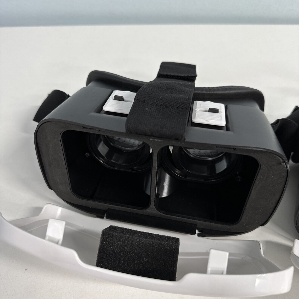 2-PACK ONN White Virtual Reality VR Smartphone Headset for Apple or Android