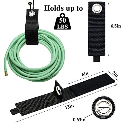 12 Pack Extension Cord Holder Organizer Large 13 Inch (Unfolded) Single Size