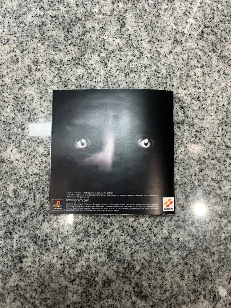 Silent Hill PS1 Manual