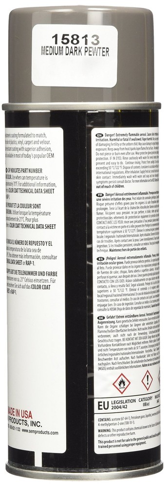 15813 Medium Dark Pewter Color Coat - 12 oz.