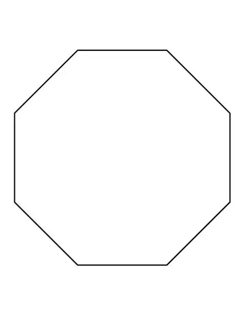 Octagon Clay Cutter Shape Set ~ Polymer Crafting Tool ~ Stackable Outline