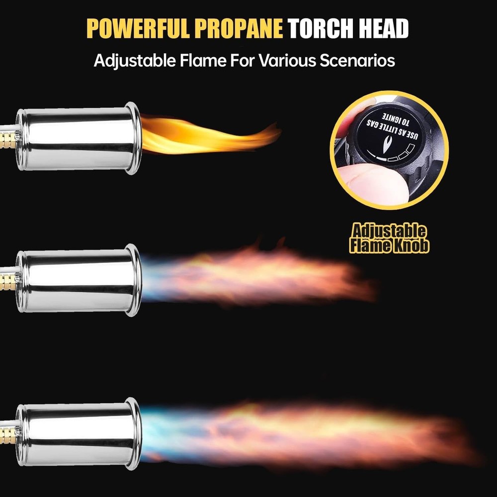 Durable Propane Torch for Precision Cooking, DIY Projects