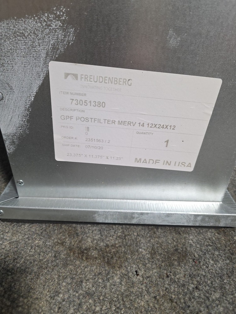 Freudenberg GPF Postfilter Merv 12x24x12 73051380