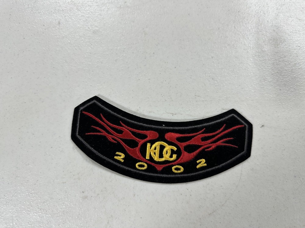 2002 HOG Membership Rocker Patch HARLEY DAVIDSON OWNERS GROUP # 2)