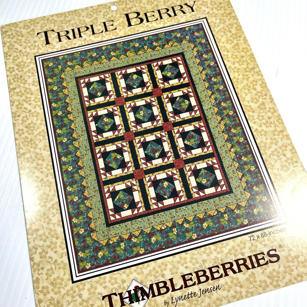 Thimbleberries Triple Berry Quilt PATTERN LJ92307 by Lynette Jensen