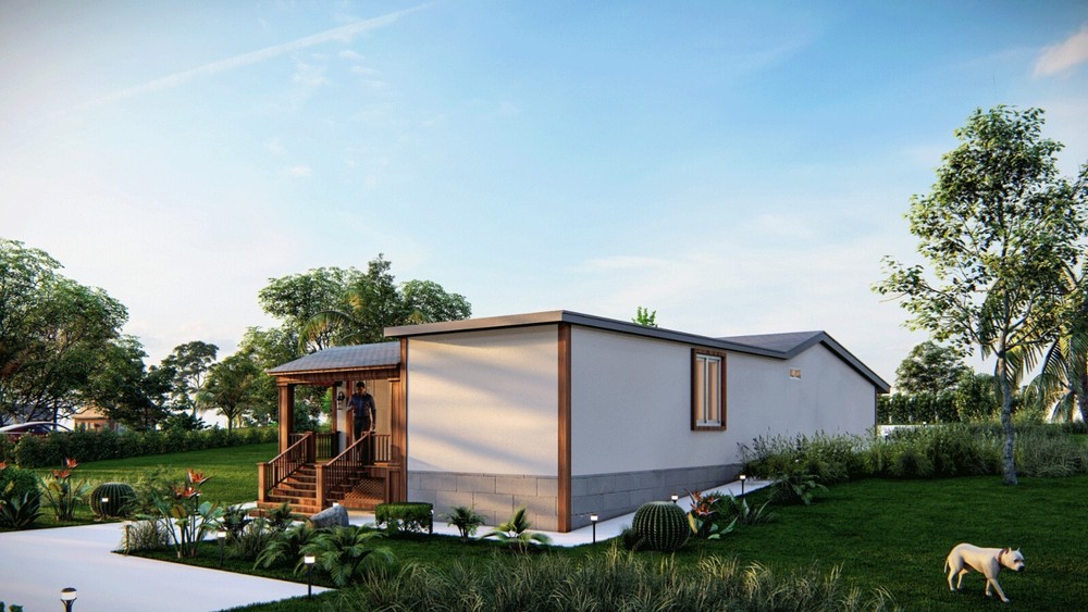 23x52’ Tiny Home Plans – 2 Bedrooms, 1 Bath