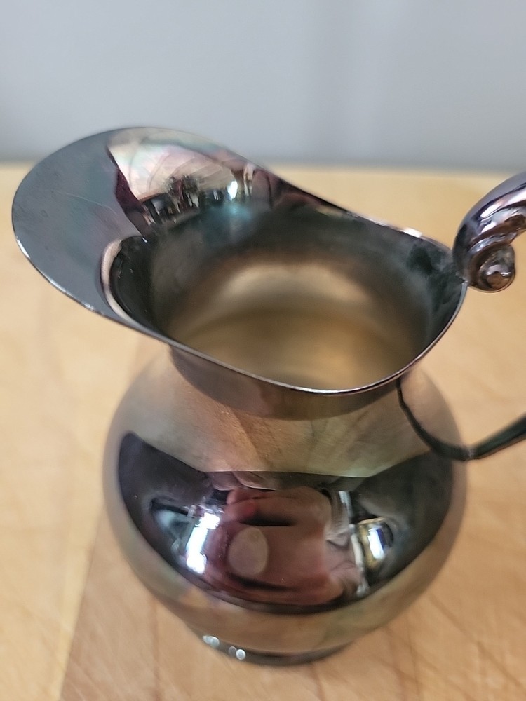 Antique Pitcher Silver Plated - 4" Tall