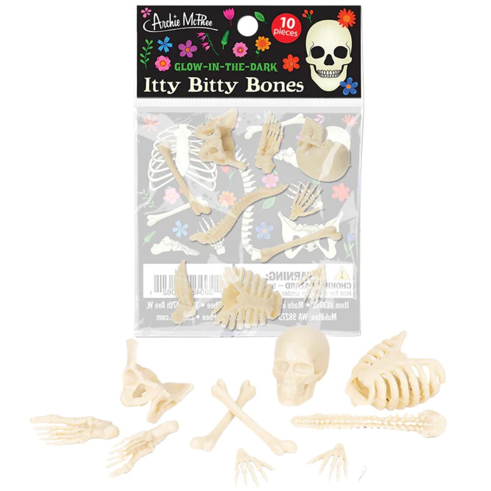 Archie McPhee Itty Bitty Glow Bones