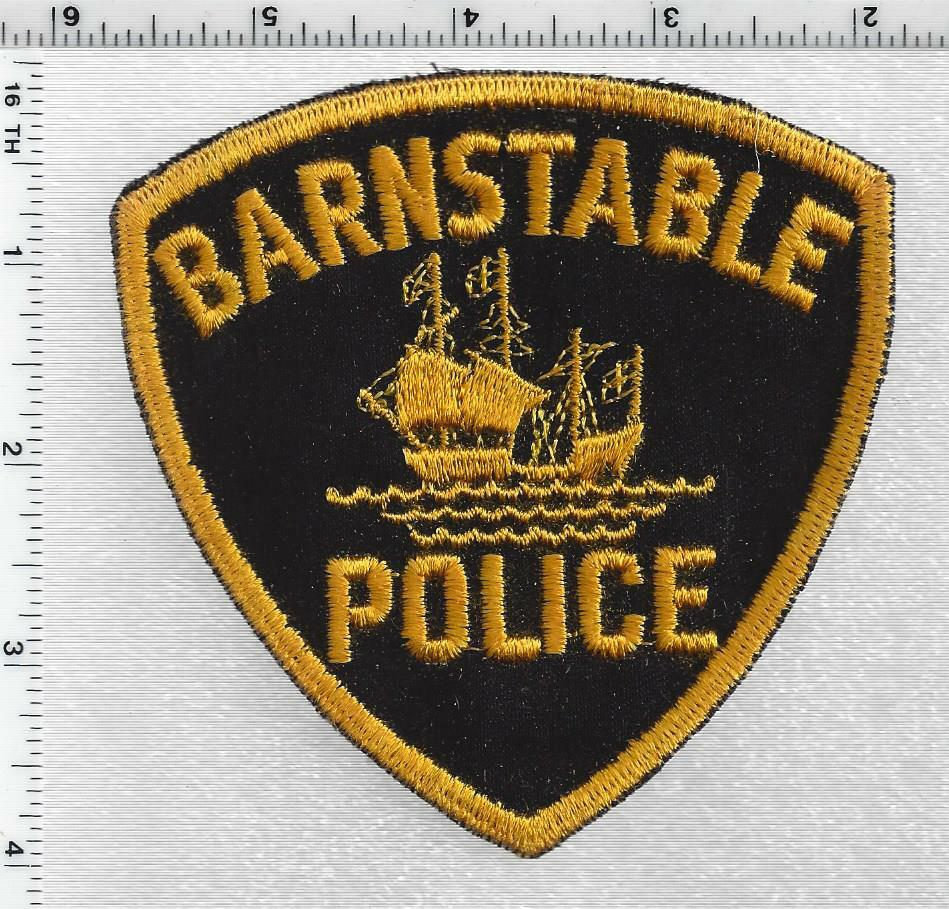 Barnstable Police (Massachusetts) 2nd Issue Uniform Take-Off Shoulder Patch