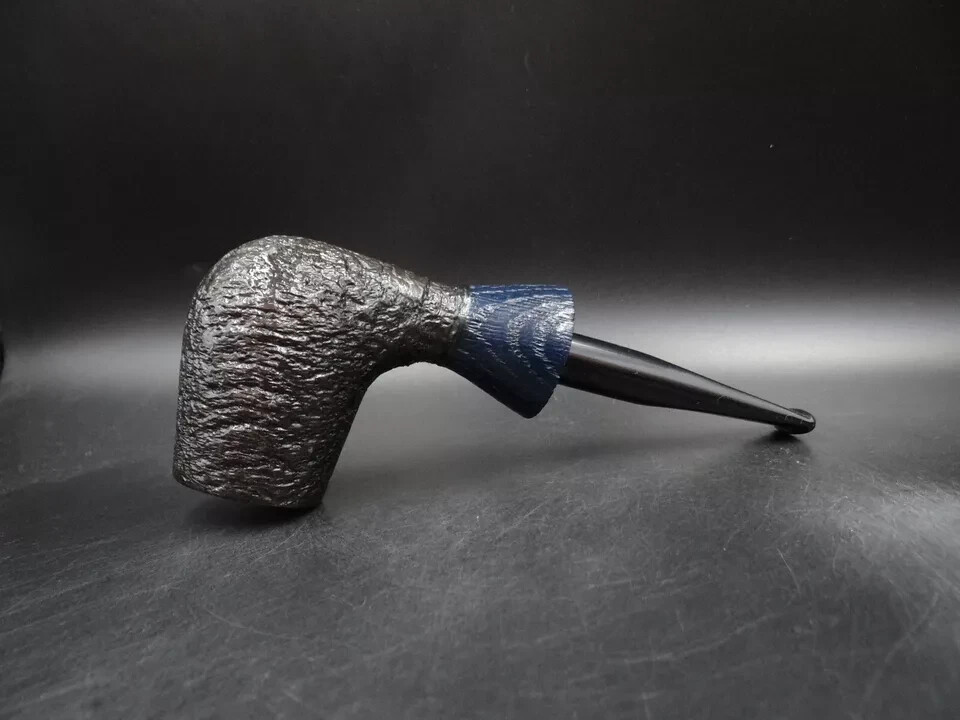 TURKIEWICZ BLACK OAK MORTA HAND MADE FANCY LARGE BRANDY PIPE **