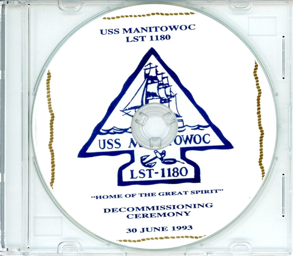 USS Manitowoc LST 1180 Decommissioning Program 1993  Navy