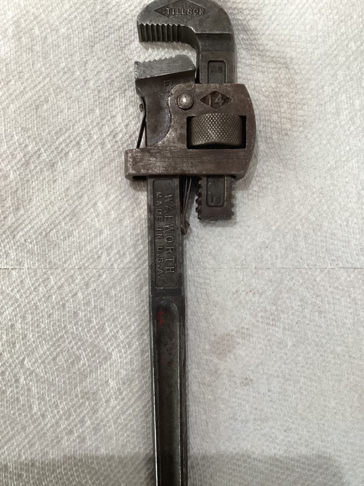 Vintage Walworth #14 Stillson Pipe Wrench