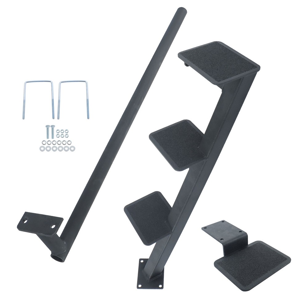Heavy-Duty Boat Step Deep ''V'' For Universal Boat Trailer Steps With Handle US