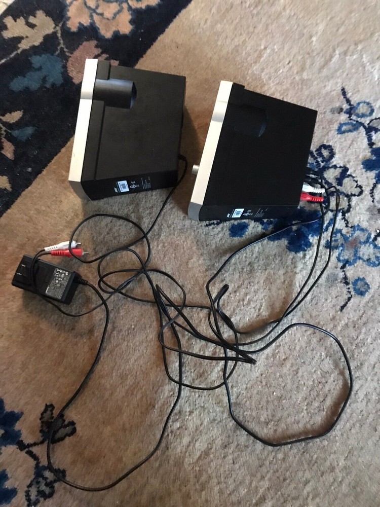 Bose Companion 2 Computer Speaker System Silver & Black