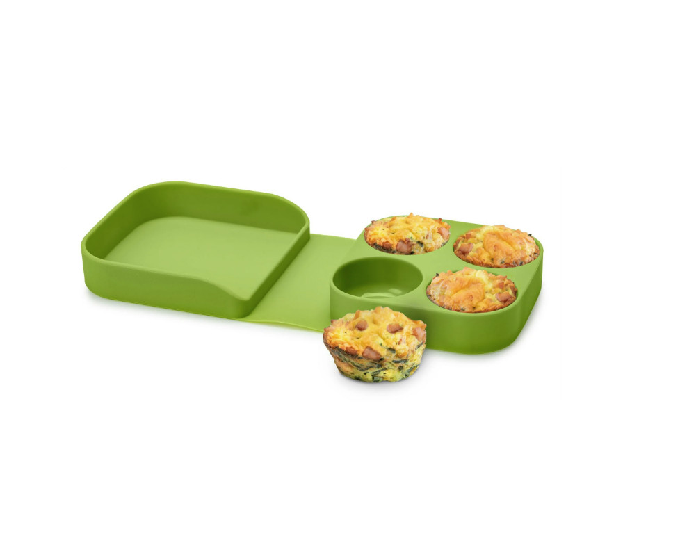 Breakfast Egg Maker Kit, Silicone Egg Rings + Microwave Egg Bites Mold, Nonstick