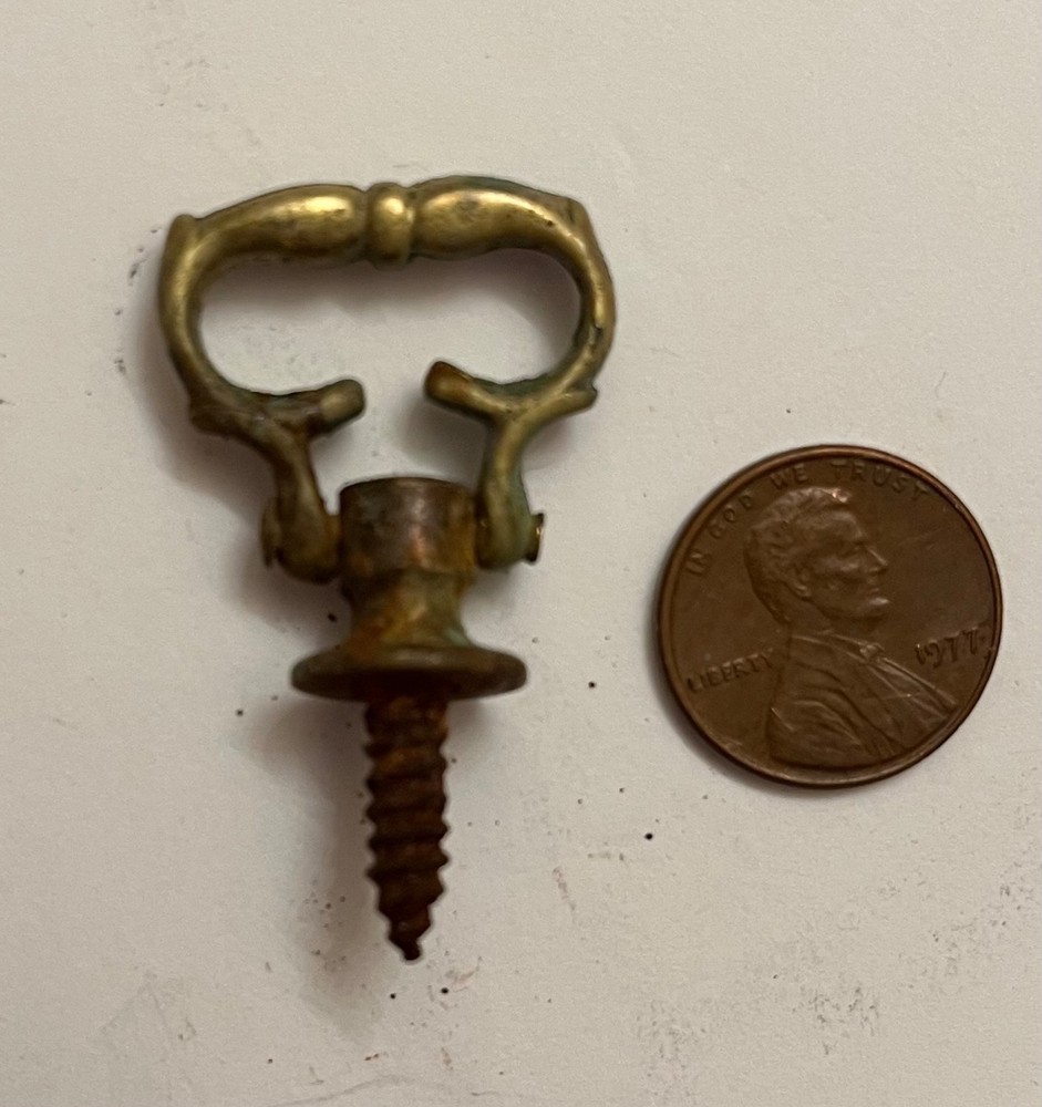 (8) - 18th Queen Ann, William & Mary, Chippend Pulls / Knobs - untouched surf