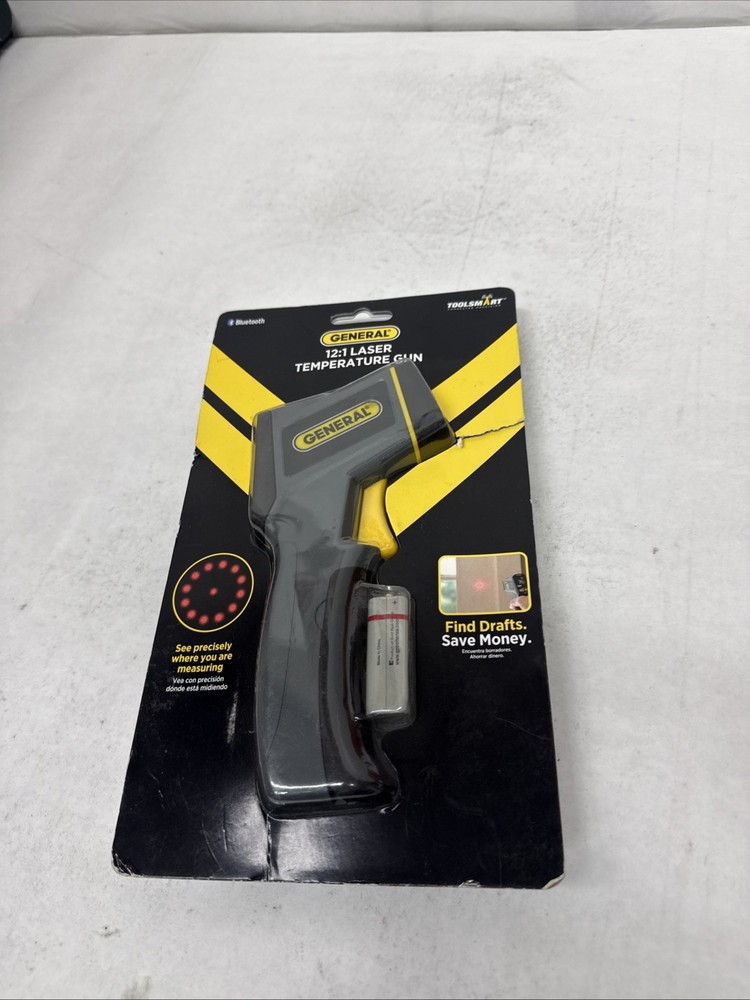 General Tools Ts05 Infrared Thermometer, Single Dot Laser Sighting Fixed 0.95,