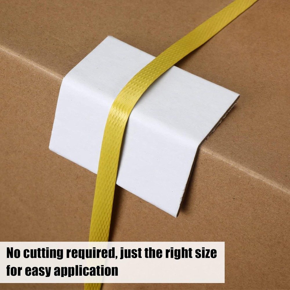 Packing Cardboard Edge Protectors 2" x 3" White 3 mm Thickness white