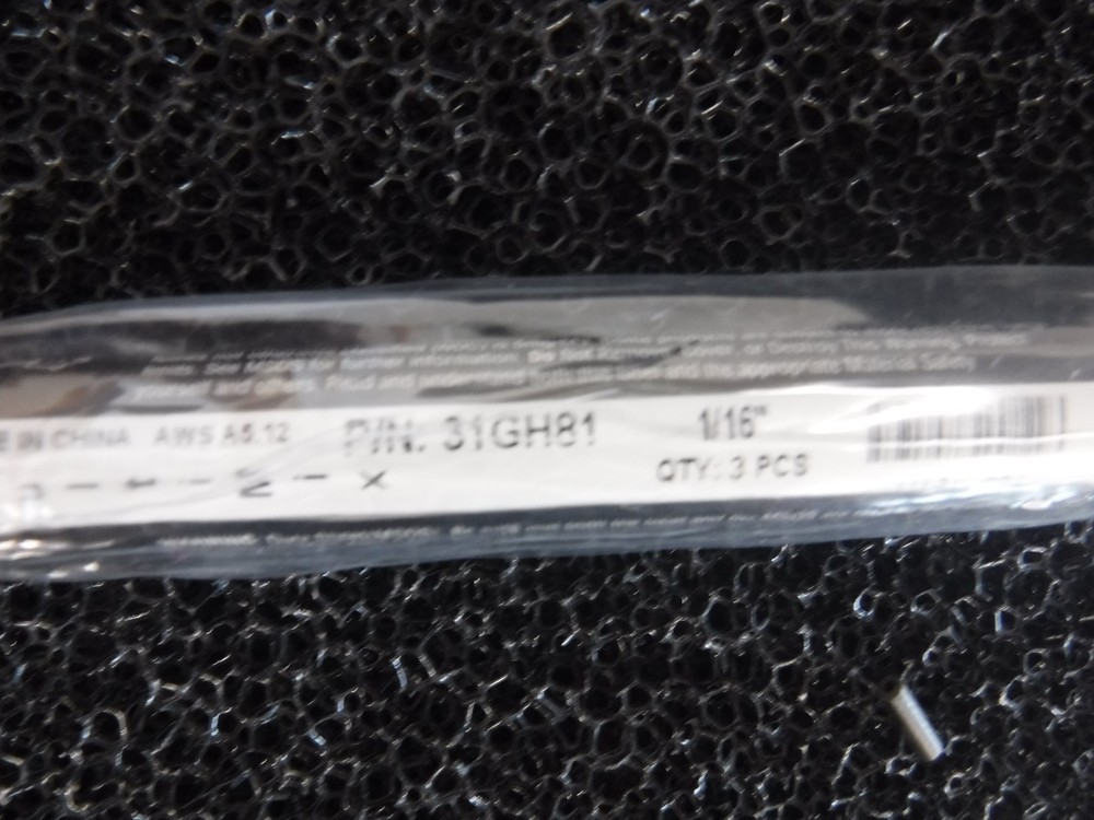 Welding Electrode, TEMM, 1/16in.dia., PK3(E)