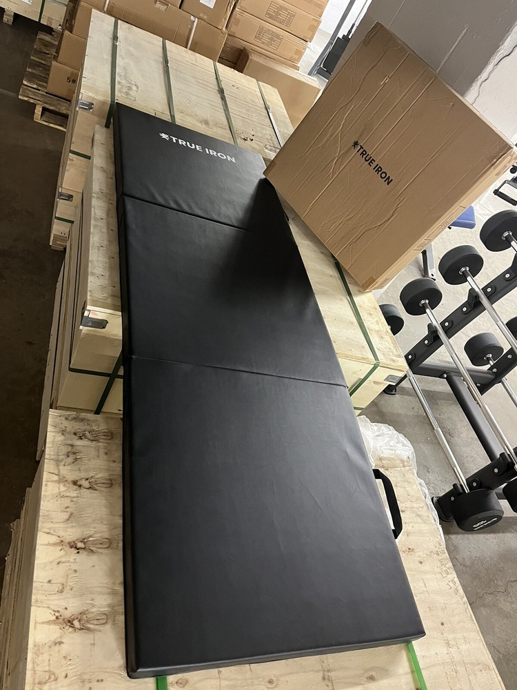 True Iron PU Leather Tri-Fold Gym Mat High Density!