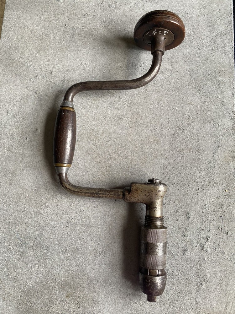 Vintage Hand Drill Bit Brace