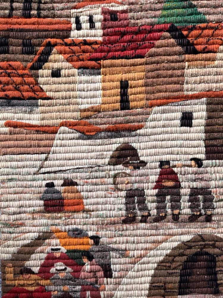 Peruvian Peru Wool Tapestry Hand Woven ART Collection Wall Hanging