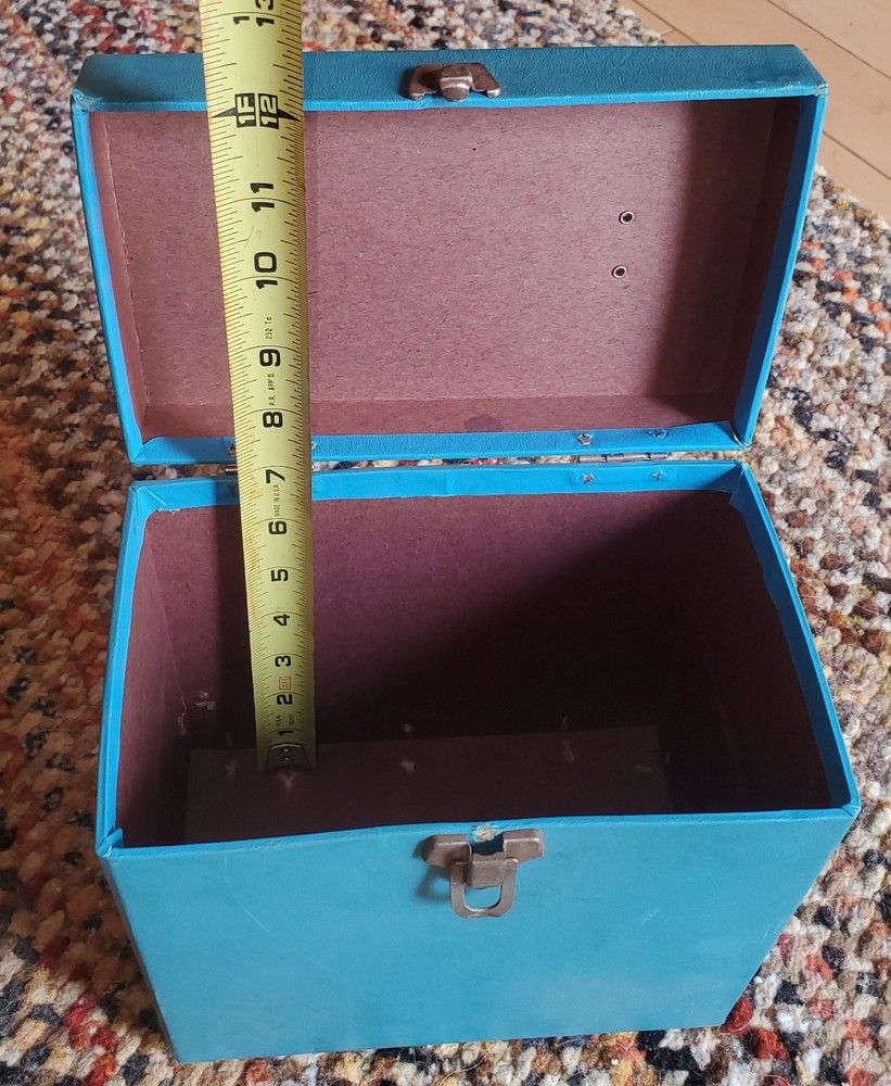 Vintage Cardboard 45 Record Holder Storage Carrying Case