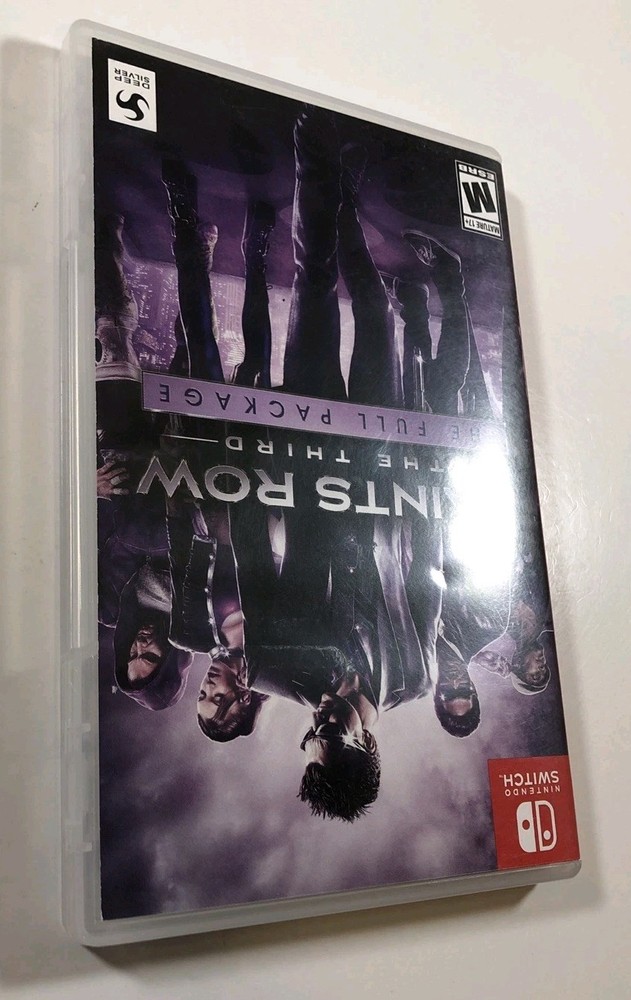 CASE ONLY NO GAME: Saints Row The Third The Full Package (Nintendo Switch) READ!