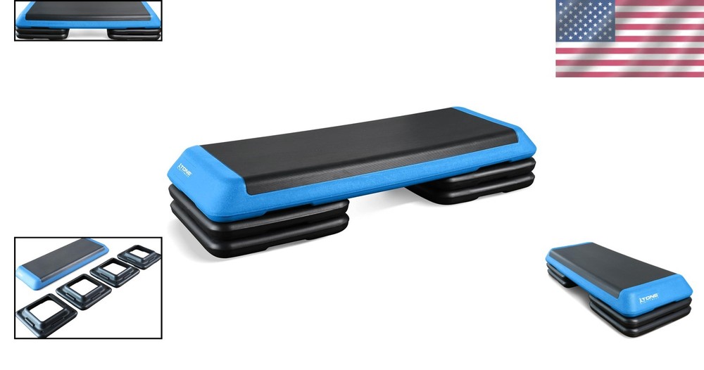 Adjustable Aerobic Step Platform - Safe, Compact, Ideal for Cardio Workouts